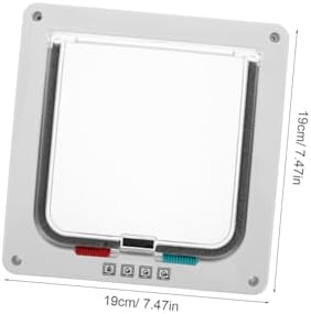 PET Door for Cats with Smart Control Adjustable Locking Waterproof
