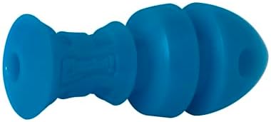 Chuckit! Bones Glow Treat Fish Puzzle Dog Toy, Large, Blue Glow‑in‑the‑Dark, Salmon‑Scented Fish‑Bone Shaped Chew & Treat Puzzle Toy for Dogs 60–100 lb – Fetch Toy with Interior Stuffing – Pack of 1