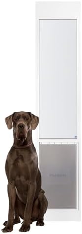 PetSafe Sliding Glass Pet Door, 1 Piece, XL Dogs to 220 lb, White