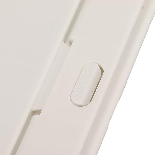 GLOGLOW Automatic Cat Door with 4 Way Locking and Screw Fixing for Dog Proof Pet Food Guard Indoor Use (S)