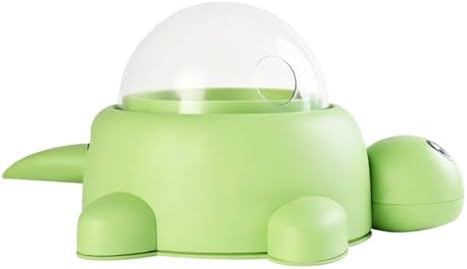 Interactive Puzzle Feeder Turtle Snack Dispenser Food Puzzle Slow Feeder Pet Toy Design with Press and Paw Action to Release Treats Suitable for Cats Dogs Home Play Feeding Routine