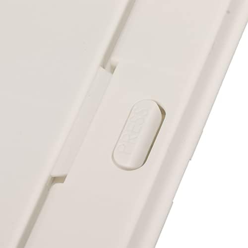 GLOGLOW Automatic Cat Door with 4 Way Locking and Screw Fixing for Dog Proof Pet Food Guard Indoor Use (L)