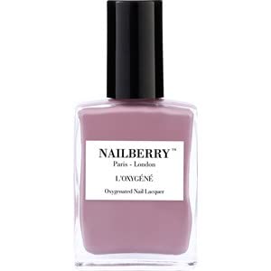 Nailberry L'Oxygéné Oxygenated Nail Lacquer | Cashmere | Vintage Pink Opaque Nail Polish | UV Protected Long-Wear Nail Polish | 12-Free | Vegan | Certified Halal | Cruelty & Gluten Free | 15 ml
