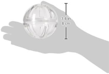 Bearded Dragon Feeder Toy - Reptile Foraging Ball Lizard Enrichment Interactive Toy Reptile Terrarium Tank Decor for Lizard, Bearded Dragon,Chameleon Small Animals (3.4 Inch)