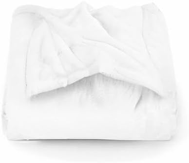 Utopia Bedding Ultra Soft Fleece Bed Blanket King Size White (90x102 Inch) | Microfiber Plush Warm Lightweight Breathable Cozy Blanket Anti-Static, All Season Use, Gift for Women and Men