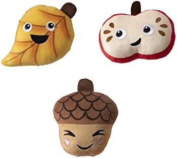 Fringe Studio Plush Dog Toy, Falling for You, 3 Piece Set, Pet Shop Collection (289540)
