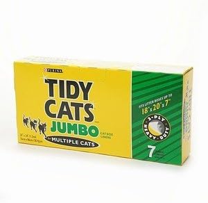 Tidy Cats Jumbo Box Liners, 7 ea