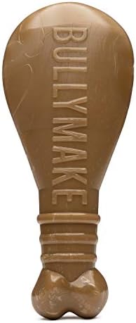 BULLYMAKE Tough Chew Turkey Leg Dog Toy, Durable Nylon, Aggressive Chewers