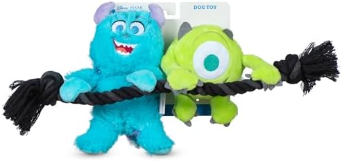 Disney for Pets Pixar Monsters Inc Sulley and Mike Hanging Rope Dog Toy
