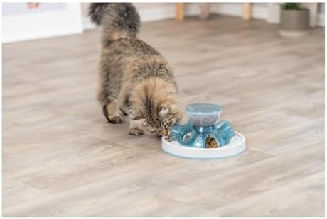 TRIXIE Tunnel Slow Feeder for Cats and Dogs, Interactive Cat Toy, Pet Food Dispenser, Treat Dispenser