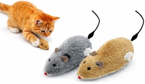 ZYLOSTORE CAT Toy, Mouse for Cats, Interactive Toy, for Indoor Cats,Pack of 2 MICE,Automatic CAT Toy,