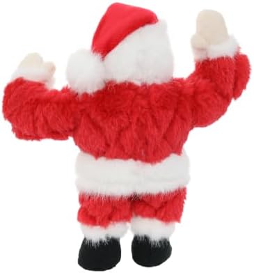 MIGHTY Tuffy 2 Pack Santa Ultra Durable Small Plush Dog Toy