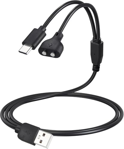 Fast Charger for Jugbow Training Collar-USB Power Adapter,Dog Shock Collar Charger Cord Replacement-3.3ft USB to USB-C and Magnetic Charging Cable