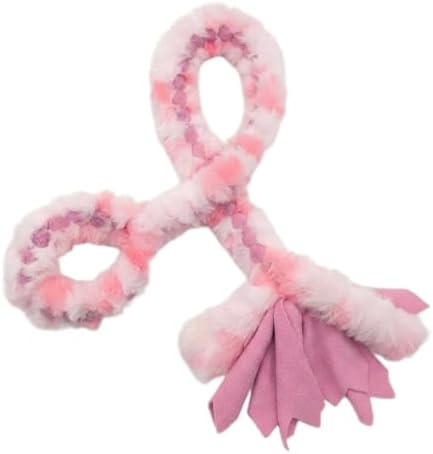 Braided Fleece Dog Tug Toy, Interactive Tug of War Rope, Faux Fur