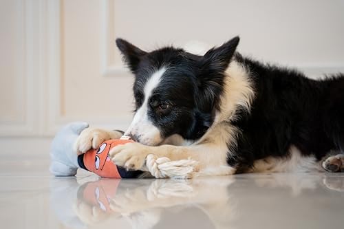 Squeaky Dog Plush Toy, Tools Bite_Stick Collection, 12", for Various Sized Dogs (Hammer, Large)