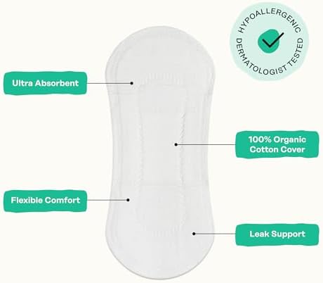 The Honey Pot Company - Herbal Pads for Women - Regular & Everyday Liners Bundle - Infused w/Essential Oils for Cooling Effect & Cotton Cover - Sanitary Pads - Feminine Care