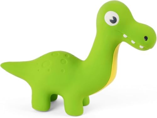 Fuzzl Rexy & Steggy Dinosaur Latex Soft Chew Toy 2 Pack - Food Grade Latex Dog and Puppy Toy
