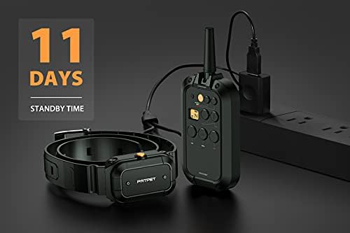 PATPET Dog Training Collar for 2 Dogs (15-140lbs) - 3/4 Mile Range E Collar Shock Collar for Large Dog