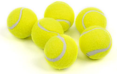 Pet Prime Dog Toy Tennis Ball 6 Pcak 2 Inch for Automatic Ball Lanucher Interactive Pet Balls for Exercise Training Play Fetch for Small to Meidum Breed