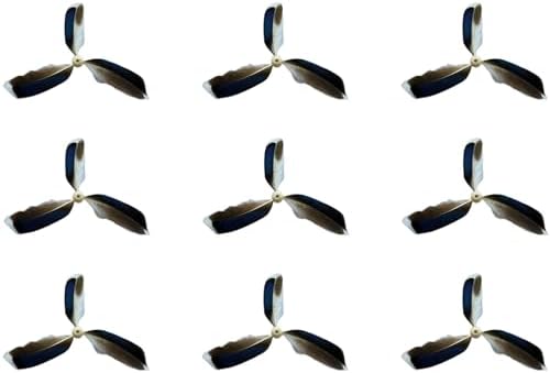 Spinning Feather Propeller Refills for Cat Wand Toy, Cat Toy Wand Attachment Replacement with Lobster Clasp (9-Pack)