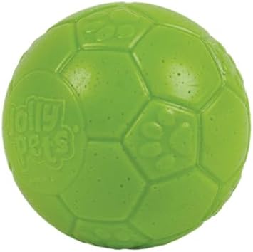 Jolly Pets Mini Soccer Ball Dog Toy, 4 in, Green Apple - Durable
