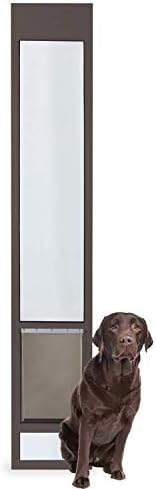PetSafe Sliding Glass Pet Door, 1 Piece, Large-Tall Dogs to 130 lb, Bronze