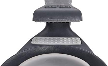 Dexas Pets Collapsible KlipScoop Collapsible Dry Dog Food Scoop and Dog Food Bag Clip, 1 Cup Capacity, Light Gray (PW660432429) (Pack of 2)