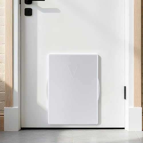 Snap-On Closing Panel for PetSafe Extreme Weather Dog Doors (Panel Model 700-1099 ONLY) – Medium Size 15" x 10.5" – White Pet Door Cover