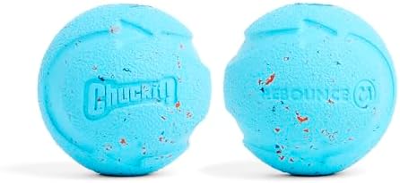 Chuckit! Rebounce Ball Dog Toy, Medium 2.5 Inch, for Dogs 20-60 lbs, Blue
