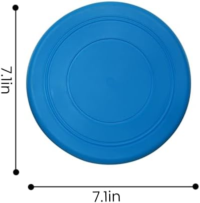 Dog Flying Disc, 2 Pack Dog Frisbee Toy Gift Set for Medium & Large Dogs