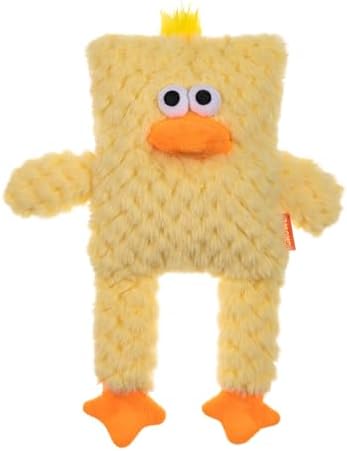 Block Heads Plush Dog Toy - Ruff Guard Technology - Oversized Squeaker Dog Squeaky Toys - Stuffingless Legs Design - Suitable for All Breeds - Interactive Perfect Bite-Size Shape for Thrashing Fun