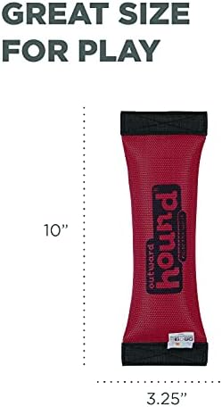 Outward Hound Firehose Tough Chew Fetch Dog Toy, Squeaks & Floats, 10"