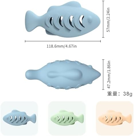Cat Toys for Indoor Cats Interactive Cat Toy Food Dispenser Feeder Treat Dispensing Can be Stuffed with Cat Treats, Catnip (Green)