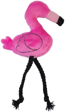 Mad Cat Flingin' Flamingo Bird Catnip and Silvervine Cat Toys, Pack of 2