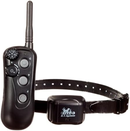 DT SYSTEMS RAPT1400 E-collar Remote Rapid Access Pro Trainer, Compact Waterproof Gentle Touch Stimulation Dog Training System, Transmitter w/ Hand Strap - Black