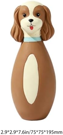 Mikivery Dog Chew Toys Tough Squeaky Latex Toy, for Aggressive Chewers