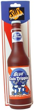 SILLY SQUEAKERS Tuffy Beer Bottle Dog Toy: Squeaky Dog Toy, Washable and Floats, Vinyl