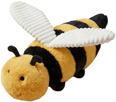 Pet Lou 16 Inch Bee Squeaky Dog Toy, Durable Plush Dog Toy with Crinkle Wings, Interactive Dog Toy for All Dogs, Farm Friends