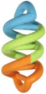 JW Pet Dogs in Action Rubber Chew Toy Company Dog Toy, Large (Colors Vary) Blacks &Grays (Pack of 2)