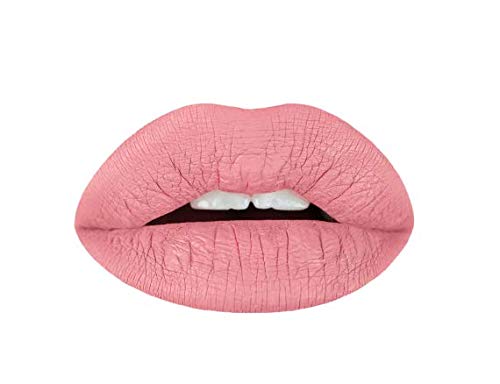 Aromi Matte Liquid Lipstick | Long-Lasting, Light, Pale Pink Lip Color, Waterproof, Vegan, Cruelty-free, Rosy Beige, Gluten Free (Blush Nude)