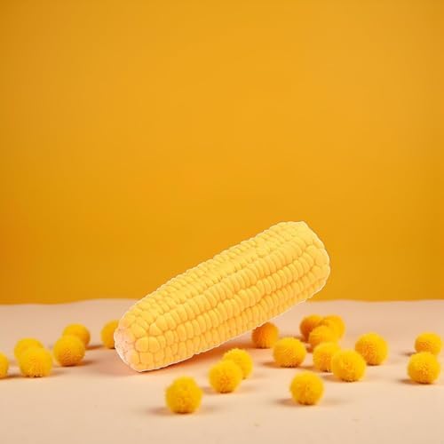 Pet Dog Corn Shape Squeaky Bite-Resistant Interactive Play Chew Toy Pet Supplies Dog Toy Corn, Dog Toys Aggressive Chewers for Dog