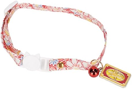 AYNEFY 6 Pack Adjustable Pet Collar with Cute Bell for Small Animals Cats