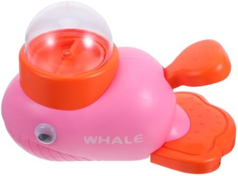 Whale Shaped Interactive Dog Puzzle Rotating Treat Feeder