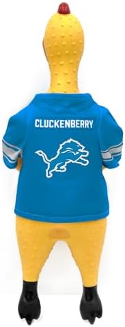 Littlearth NFL Team Rubber Chicken Pet Toy - Officially Licensed Teams