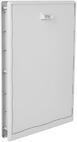 Ideal Pet Products Designer Series Plastic Pet Door | Telescoping Frame, Extra Large, 10.5" x 15" Flap Size