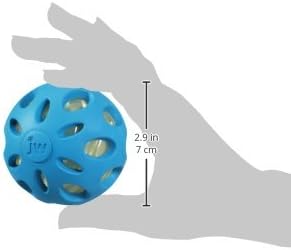 Petmate Crackle Heads Crunchy Chew Fetch Toy for Dogs, Medium 3in