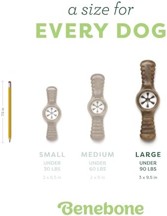 Benebone Pawplexer Treat Dispensing Puzzle Toy, Real Bacon, Large