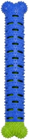 PUPIX Dog Toothbrush Chew Toy with Treat Dispenser Interactive Dental Cleaning Rubber Chew Toy Puppy Teething Toy for Small Medium Dogs Teeth Cleaning & Oral Care