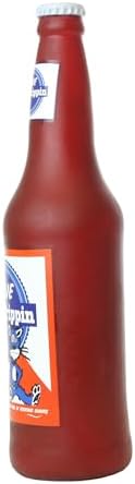 SILLY SQUEAKERS Tuffy Beer Bottle Dog Toy: Squeaky Dog Toy, Washable and Floats, Vinyl