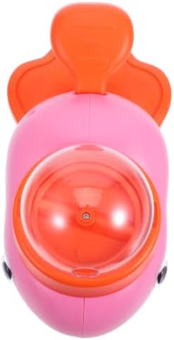 Dog Treat Dispenser with Button Rotating Feeding Whale Shaped